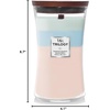 image:imageWoodWick Shoreline Trilogy Gifts for Women and Men 16 oz Ellipse Trilogy Candle with Crackling WickOceanic
