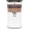 image:imageWoodWick Shoreline Trilogy Gifts for Women and Men 16 oz Ellipse Trilogy Candle with Crackling WickSheer Cashmere