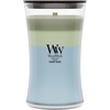 image:imageWoodWick Shoreline Trilogy Gifts for Women and Men 16 oz Ellipse Trilogy Candle with Crackling WickVerdant Woods