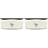 image:imageWoodWick Fireside Holiday Candle Gifts for Women and Men 16 oz Ellipse Candle with Crackling WickWhite