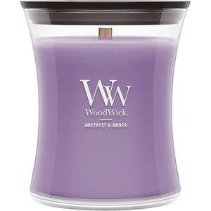 image:imageWoodWick Amethyst amp Amber Gifts for Women and Men 97 oz Medium Hourglass Candle with Crackling WickAmethyst  Amber