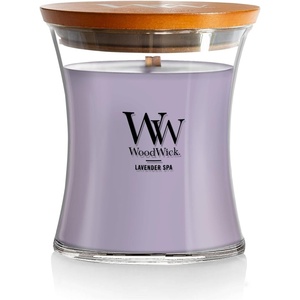 image:imageWoodWick Amethyst amp Amber Gifts for Women and Men 97 oz Medium Hourglass Candle with Crackling WickLavender Spa