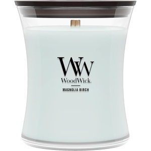 image:imageWoodWick Amethyst amp Amber Gifts for Women and Men 97 oz Medium Hourglass Candle with Crackling WickMagnolia Birch