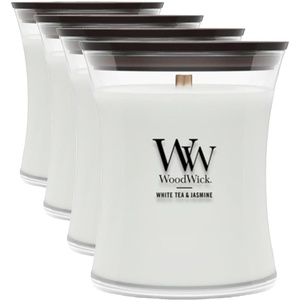 image:imageWoodWick Amethyst amp Amber Gifts for Women and Men 97 oz Medium Hourglass Candle with Crackling WickWhite