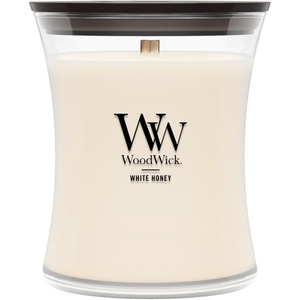 image:imageWoodWick Amethyst amp Amber Gifts for Women and Men 97 oz Medium Hourglass Candle with Crackling WickWhite Honey