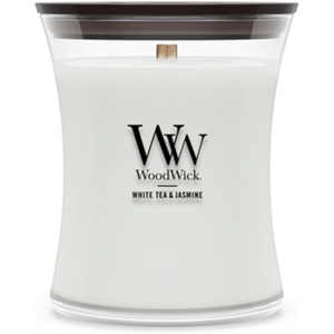 image:imageWoodWick Amethyst amp Amber Gifts for Women and Men 97 oz Medium Hourglass Candle with Crackling WickWhite Tea  Jasmine