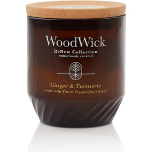 image:imageWoodWick Black Currant amp Rose Gifts for Women and Men 6 oz Renew Medium Candle with Crackling WickGinger  Turmeric