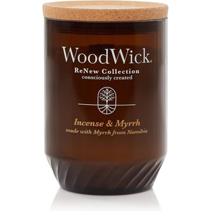 image:imageWoodWick Black Currant amp Rose Gifts for Women and Men 6 oz Renew Medium Candle with Crackling WickIncense  Myrrh