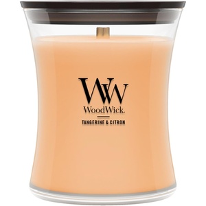 image:imageWoodWick Cinnamon Chai Holiday Candle Gifts for Women and Men 97 oz Medium Hourglass Candle with Crackling WickTangerine  Citron