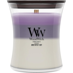 image:imageWoodWick Shoreline Trilogy Gifts for Women and Men 16 oz Ellipse Trilogy Candle with Crackling WickAmethyst Sky