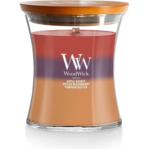 image:imageWoodWick Shoreline Trilogy Gifts for Women and Men 16 oz Ellipse Trilogy Candle with Crackling WickAutumn Harvest