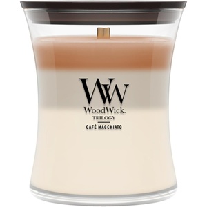 image:imageWoodWick Shoreline Trilogy Gifts for Women and Men 16 oz Ellipse Trilogy Candle with Crackling WickCaf Macchiato