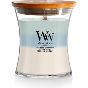 image:imageWoodWick Shoreline Trilogy Gifts for Women and Men 16 oz Ellipse Trilogy Candle with Crackling WickOceanic