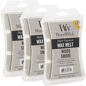 image:imageWoodwick White Teak 3 Oz Wax Melts 6 Count Pack of 3WOOD SMOKE